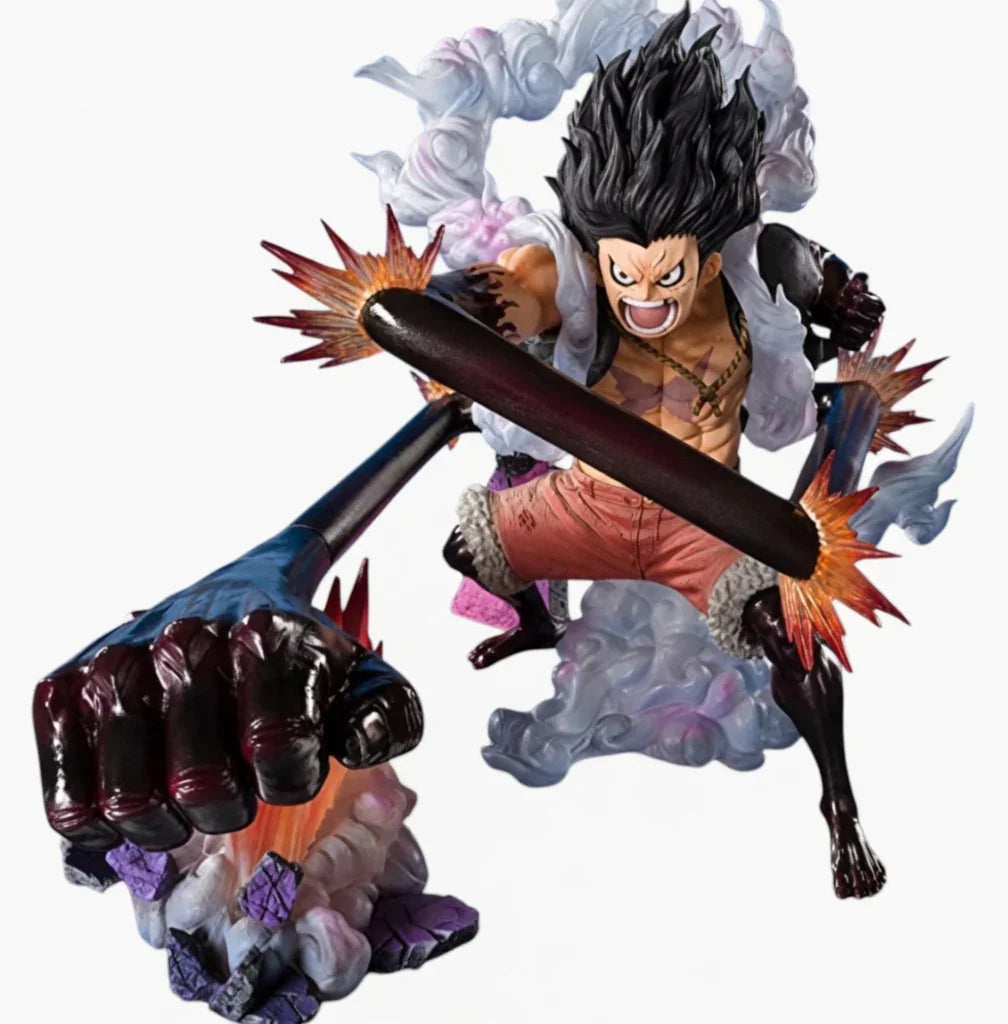 MAOKEI One Piece Snake Man Luffy figurine, detailed collectible figure from the popular anime series.